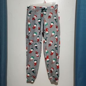 Isaac Mizrahi gnome pajama pants. Gray. Small